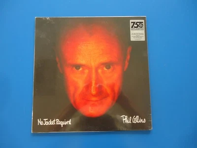 Phil Collins No Jacket Required LP (2023) NEW Clear Vinyl Shrink Wrap Tear - Image 1 of 4
