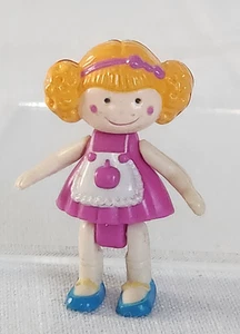 Vintage 90s PRETTY SALLY Mini Doll Rare Yellow Curls Heart Symbol Toy Play - Bild 1 von 4