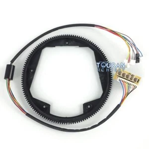 Henglong 1/16 RC Tank Big Plastic 360° Rotating Gear 7.0 Electric Slip Ring 12P - Picture 1 of 1