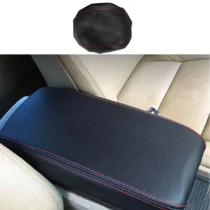 For Honda Civic 2006-2011 Armrest Box Cover Trim Middle Console Black Leather - Picture 1 of 4