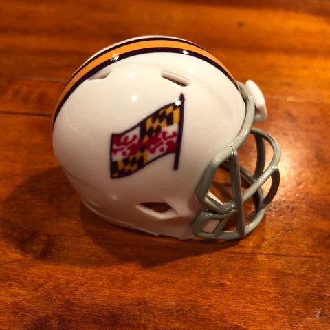 Maryland Terrapins 1967 custom pocket pro helmet Terps Cover