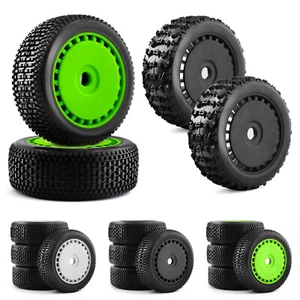 Front & Rear 17mm Hex Wheels & TIRES for 1/8 RC Car Arrma 3s/6s Typhoon,HSP - Picture 1 of 21