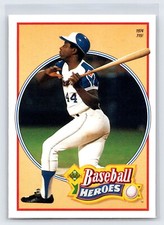 HANK AARON 1991 Upper Deck Baseball Heroes 1974 715 Home Runs Insert Card #23