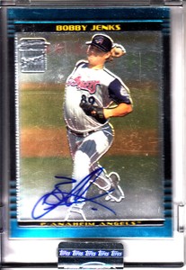 2002 Bowman Chrome Uncirculated  #392 Bobby Jenks Angels E10266  