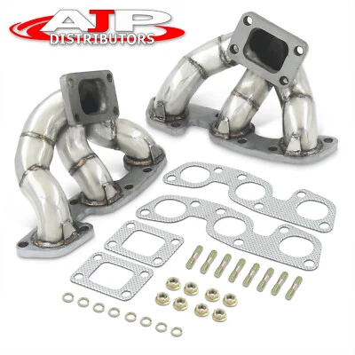 Turbo Manifold Steel Header For Nissan Skyline BNR32 R33 R34 GT-R RB26 RB26DETT Foto 1 de 4