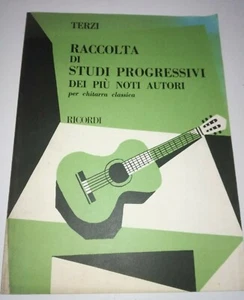 RACCOLTA DI STUDI PROGRESSIVI DEI PIU NOTI AUTORI TERZI PER CHITARRA CLASSICA - Foto 1 di 1