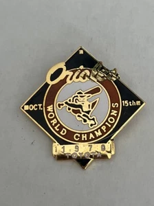 MLB Baltimore Orioles, Toyota SGA Lapel Hat Pin Commemorating 1970 World Series - Picture 1 of 1