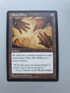 Sisay's Ring, MTG Visions (1997), Common Artifact NM - Picture 1 of 2