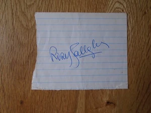 Autógrafo auténtico firmado genuino de Rory Gallagher - UACC / AFTAL. - Imagen 1 de 2