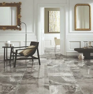 Venice Atlantic Grey Marble Polished Indoor Tiles - Picture 1 of 1