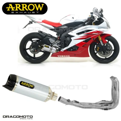 Complete system Yamaha YZF 600 R6 2006 2007 ARROW ALUMINIUM CC THUNDER - Image 1 of 4