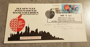 USA THE NEW YORK INTERNATIONAL STAMP EXPOSITION SPECIAL COVER  SPECIAL CANCELLED - Picture 1 of 1