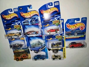 1999 Hot Wheels Treasure Hunt Series Mercedes 540K Limited Edition + 9 More Cars - Picture 1 of 1