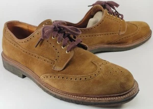 Blucher de gamuza alden rapé alargamiento para hombre talla Brogue 31911 11 B/D precio de venta sugerido por el fabricante $631 - Imagen 1 de 12