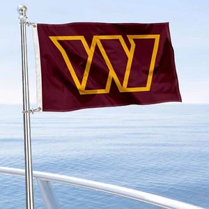 Washington Commanders Small Mini Boat and Golf Flag - Picture 1 of 5