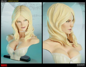 SIDESHOW EMMA FROST X-MEN LEGENDÄRE BÜSTE NEU VERSAND VERSIEGELT #001 JA SERIE #1   - Bild 1 von 4