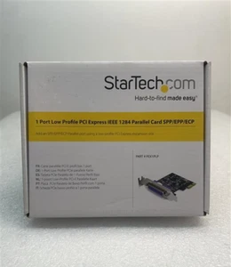 NEW StarTech 1-Port Low Profile PCI Express IEEE 1284 Parallel Card PEX 1PLP - Picture 1 of 2