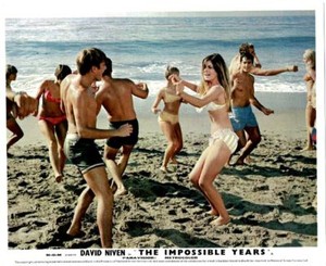 Lobby Cards: IMPOSSIBLE YEARS, THE 1968 (3 UK Cards) David Niven Lola Albright