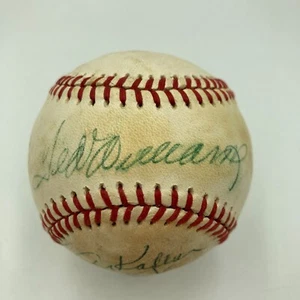 Ted Williams Carl Yastrzemski Jim Rice HOF Multi Signed Baseball JSA COA - Picture 1 of 7