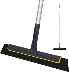 Heavy Duty Floor Squeegee with 51” Long Handle Household Garage Remove - Picture 1 of 7