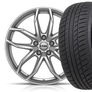 ABE Winterradsatz Rial Lucca Silber Winterreifen 245/45 Formentor Cupra Brembo - Bild 1 von 5