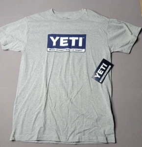 Men's NWT Yeti Wildly Stronger Keep Ice Longer Grey T Shirt Size M 0152 175 176 - Bild 1 von 11