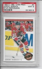 1992-93 O-Pee-Chee Premier Star Performers Jeremy Roenick #5 psa 9 pop 1 NHL