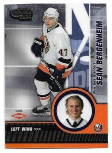 Sean Bergenheim Rookie #118 2003-04 Pacific Invincible Hockey Card NM-Mint