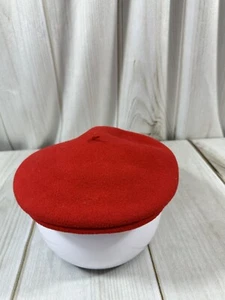 Kangol Modelaine Youth Small Beret 100% Pure Virgin Wool  Red - Picture 1 of 9