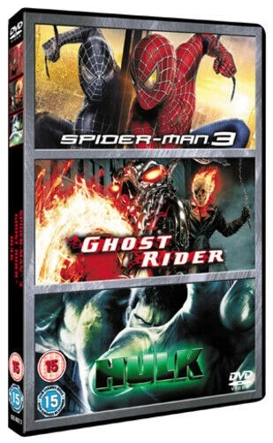 SpiderMan 3Ghost RiderHulk (2008) Tobey Maguire Raimi 3 R Region 2 DVD Like New - Image 1 of 1