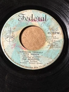 GAYLETTES Federal SURROUND YOURSELF WITH SORROW / DO RIGHT WOMAN G+ LISTEN - Picture 1 of 1