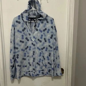 ND Intimates Mujer Ropa de Dormir Camisa Top Talla XL Pijama Manga Larga Con Capucha - Imagen 1 de 6