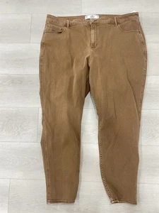 Hollister Curvy High Rise Mom Jeans hellbraun Übergröße 21R einfarbig - Bild 1 von 8