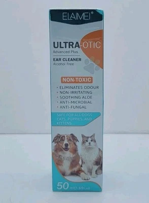 Dog Cat Ear Drops for Infection Fast Relief From Infections 50Ml - Image 1 of 3