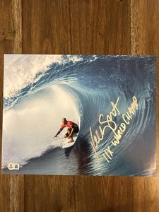 Foto firmata 11x14 leggenda del surf 'Kelly Slater' certificata Beckett WSL - Foto 1 di 6