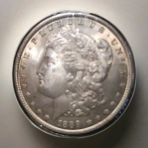 US 1889 Morgan 2nd Reverse .9 90% Silver - Picture 1 of 10