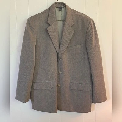 Claiborne Jacket Sports Coat Men’s 44R Light Beige  3 Button - Image 1 of 4
