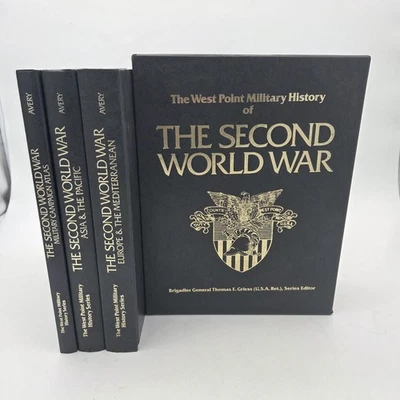 West Point Military History Second World War 3 Book Set 1989 HC 50th Anniversary - Image 1 of 4