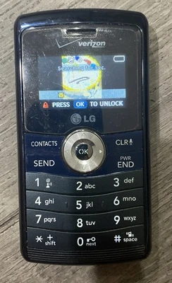 LG VERIZON Envy VX9200 Black Blue Dual Display QWERTY Keyboard Flip Phone - Image 1 of 4