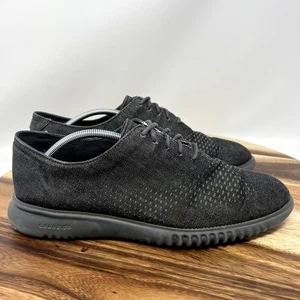 Cole Haan 2 Zerogrand Men's 12 M Laser Wingtip Oxford Denim Gray  Shoes - Picture 1 of 8
