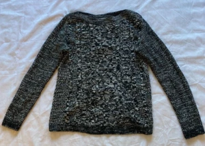 Croft & Barrow Damen-Langarmpullover schwarz & grau Acryl Größe PXS - Bild 1 von 5