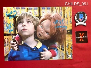 Brad Dourif and Alex Vincent signed 11x14 photo Child's Play Chucky Beckett COA - Picture 1 of 1