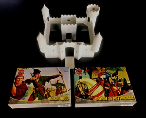 Vintage Airfix Sherwood Castle with Robin Hood & Sheriff of Nottingham Figures - Picture 1 of 9