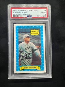 1970 Rold Gold Pretzels Baseball Greats "Honus Wagner" #9 PSA 9 Gem Mint - Picture 1 of 2