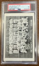 1907-09 H.M. Taylor Postcard Detroit Tigers Club PSA 1.5 w/ TY COBB, Jennings
