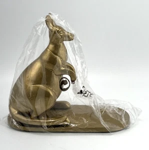 IKEA Brass Kangaroo Tea Light Candle Holder MARKNIVA Home Decor 5 1/2" New - Picture 1 of 6