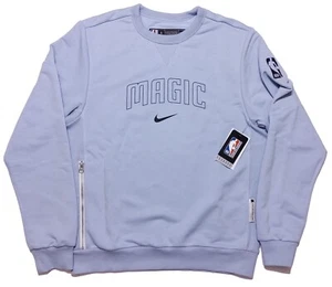 NIKE Orlando Magic NBA Crewneck Sweatshirt Light Blue Men's Small S ~ New - Picture 1 of 10