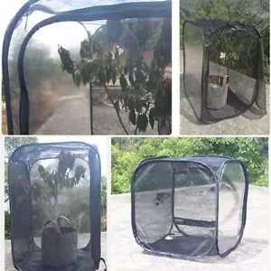 Pop-up Insect Cage Black Sunroom Durable Protection Net - Picture 1 of 12