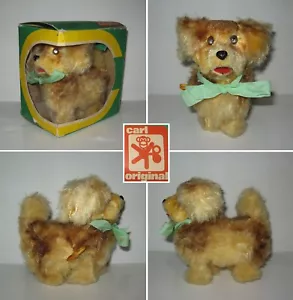 MAX CARL,MC GERMANY,AUTOMATE CHIEN,#589,1967,PUPPY,HUND,DOG,WIND-UP TOY,AVEC CLE - Photo 1/5