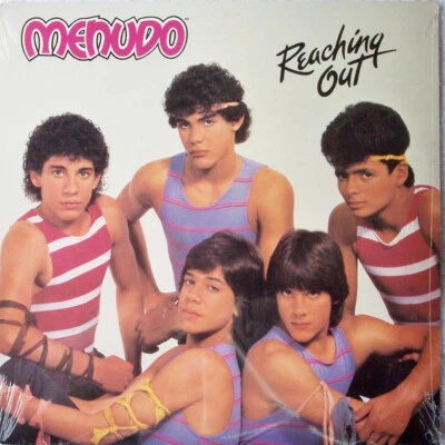 Menudo "Reaching Out" 12"LP RCA AFL1-4993 1984 Latin Pop - Image 1 of 2